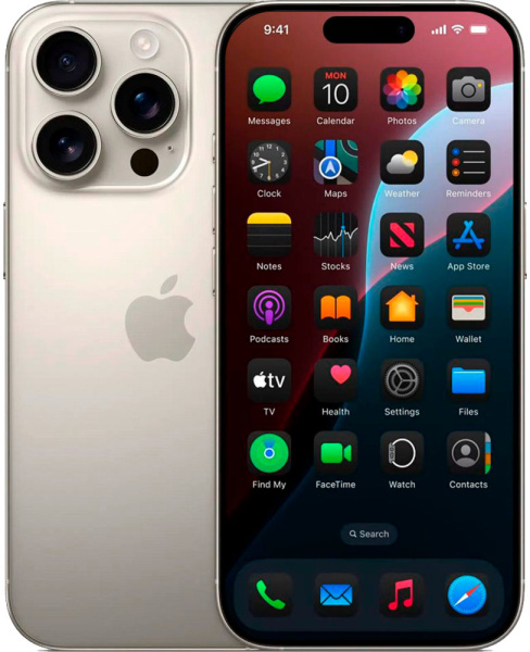 Apple iPhone 16 pro натуральный титан 1
