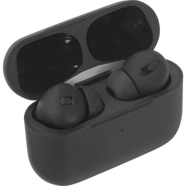 Беспроводные наушники Deppa с микрофоном Air Pro, TWS, BT 5.0, зарядный футляр 250 мАч черный 1