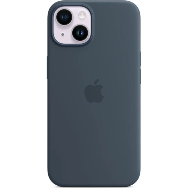 Чехол Apple для iPhone 14 Silicone с MagSafe синий 2