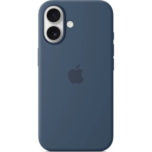 Чехол Apple для iPhone 16 Silicone с MagSafe синий 3