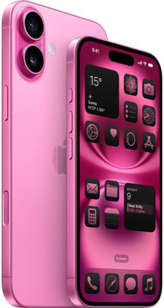 Apple iPhone 16 розовый 2